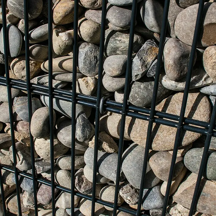 Kraus Gabionen-Pfosten-Set - 184 cm, Metall, Pulverbeschichtet - Detailaufnahme