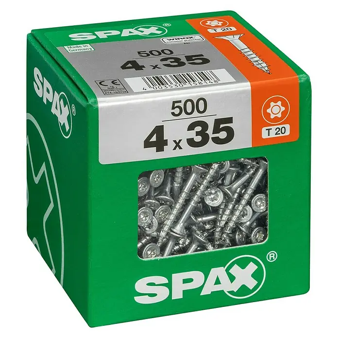 Spax Univerzalni vijak T-Star plus - Ø x D: 4,5 x 40 mm, T-Star plus, 175 kom. - Pogled s lijeve strane