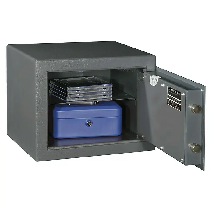 Format Möbeleinsatztresor M 310 - L x B x H: 300 x 350 x 280 mm, Doppelbart-Hochsicherheitsschloss - Detailaufnahme
