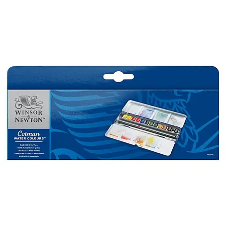 Winsor & Newton Cotman Set akvarel boja Blue box