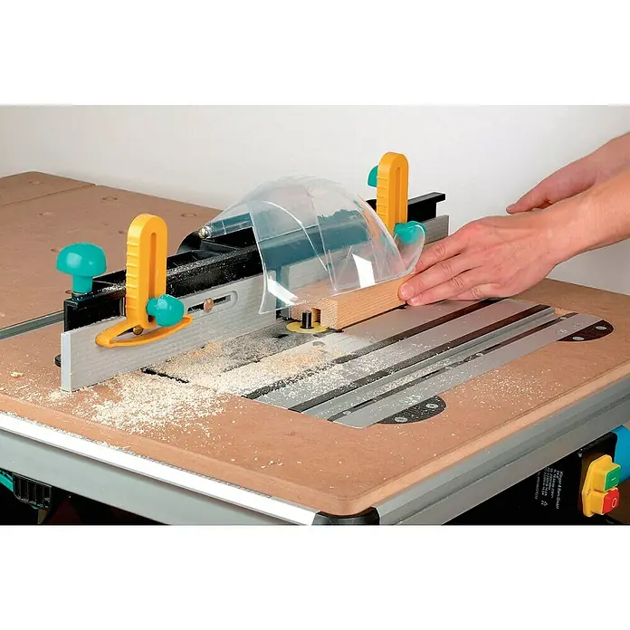 Wolfcraft Tope paralelo - Específico para: Mesas de trabajo Wolfcraft  Master Cut