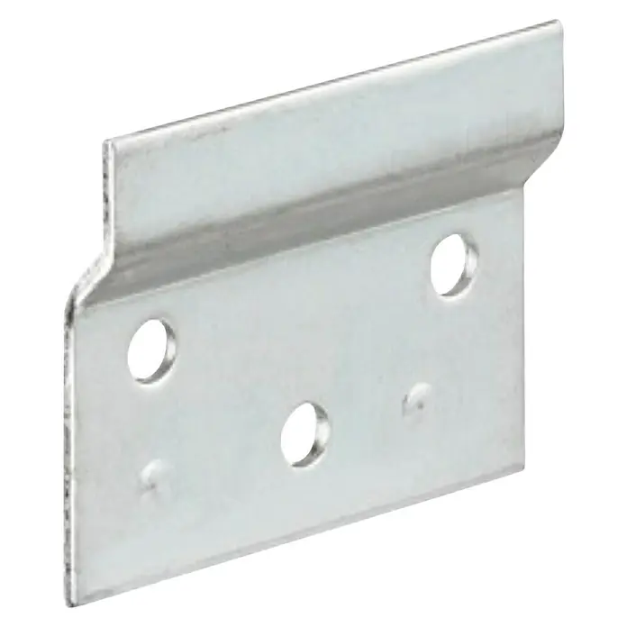 Häfele Placa de soporte para colgar armarios - An x Al: 60 x 48 mm, Diámetro de agujero: 6 mm, 2 uds.