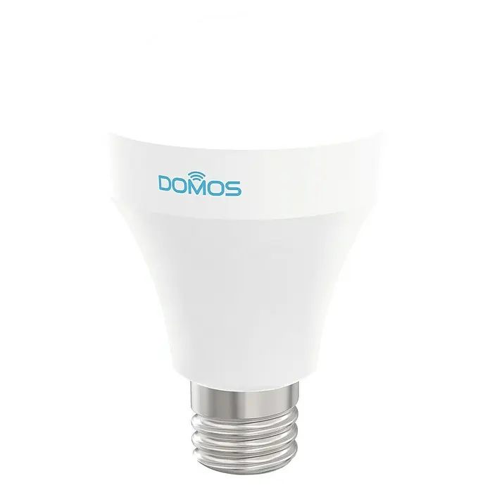 Bombilla LED RGBW inteligente con WiFi Domos - Potencia: 7 W, Zócalo: E27, Color de luz: RGBW