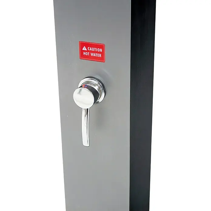 Steinbach Solardusche Speed-Shower Deluxe - Höhe: 210 cm, Fassungsvermögen: 40 l, Wassertemperatur regelbar, Schwarz