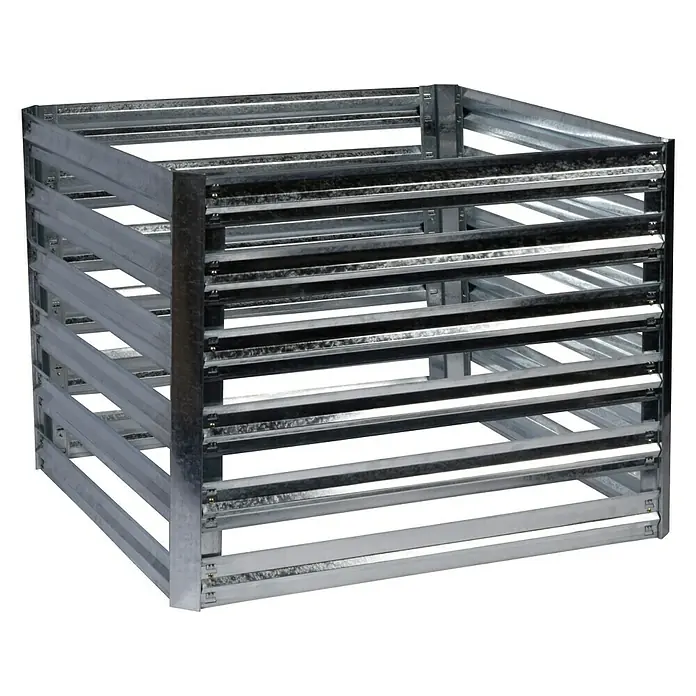 Dobar Komposter Muck - 550 l, 93 x 93 x 70 cm - Rechte Seitenansicht