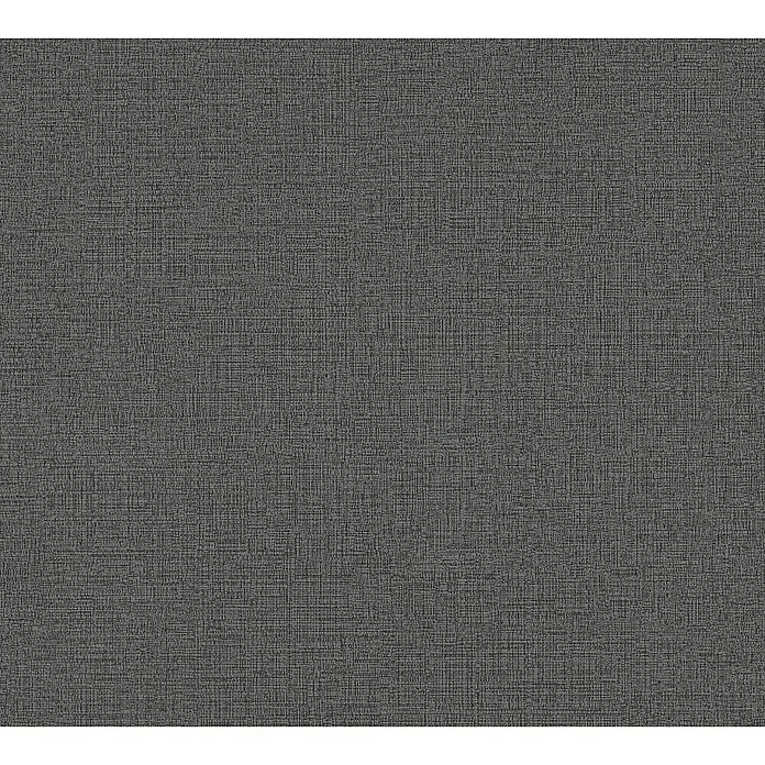 AS Creation Character Vliestapete Meliert - Schwarz/Braun, Uni, 10,05 x 0,53 m - Detailaufnahme