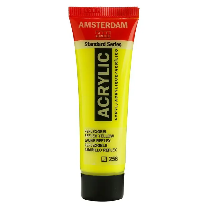 Talens Amsterdam Pintura acrílica Standard - Amarillo reflex, 20 ml, Tubo