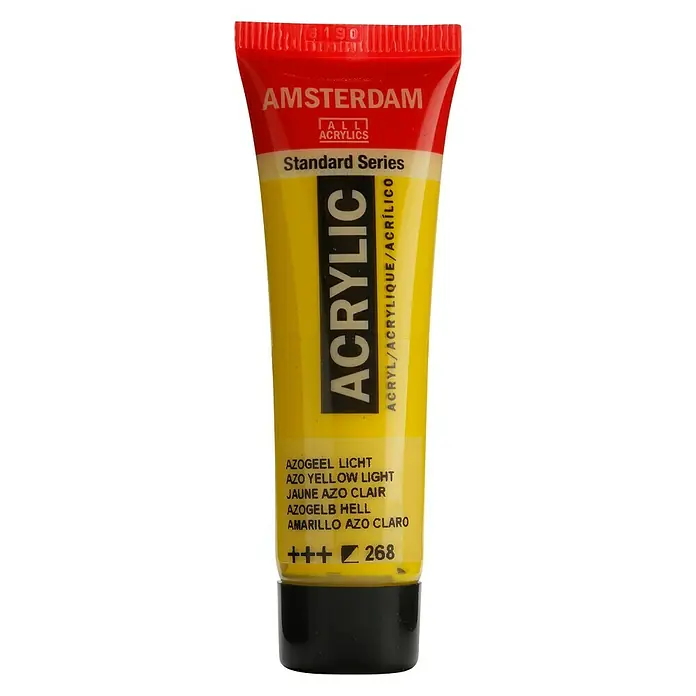 Talens Amsterdam Pintura acrílica Standard - Amarillo azo claro, 20 ml, Tubo