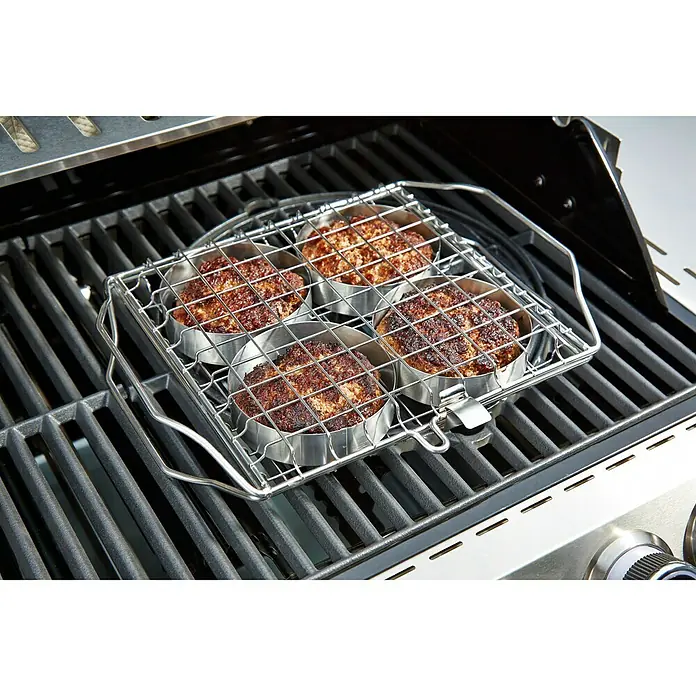 Kingstone Grillkorb Burger - Geeignet für: 4 Patties