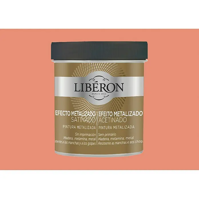Libéron Pintura de efecto metálico - Cobre, 500 ml, Satinado