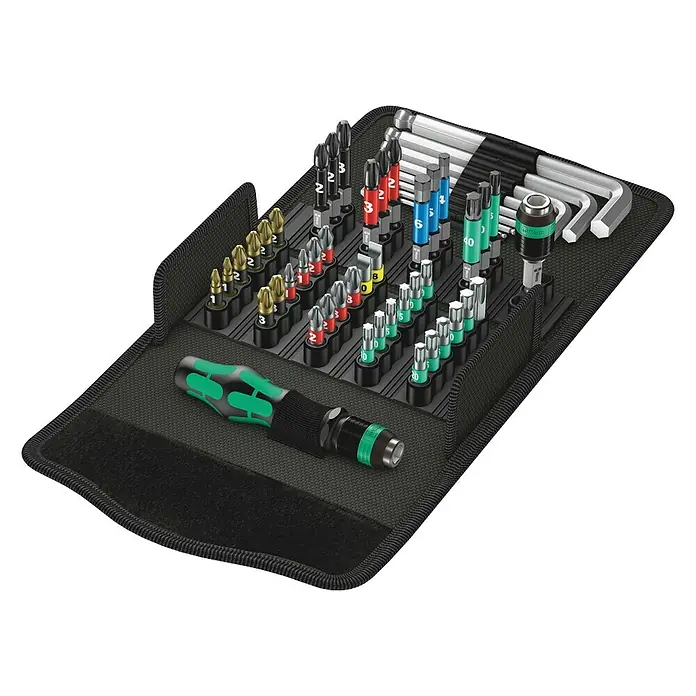 Wera Kraftform Kompakt Werkzeug-Set Kraftform Kompakt 100 - 52 -tlg. - Vorderansicht