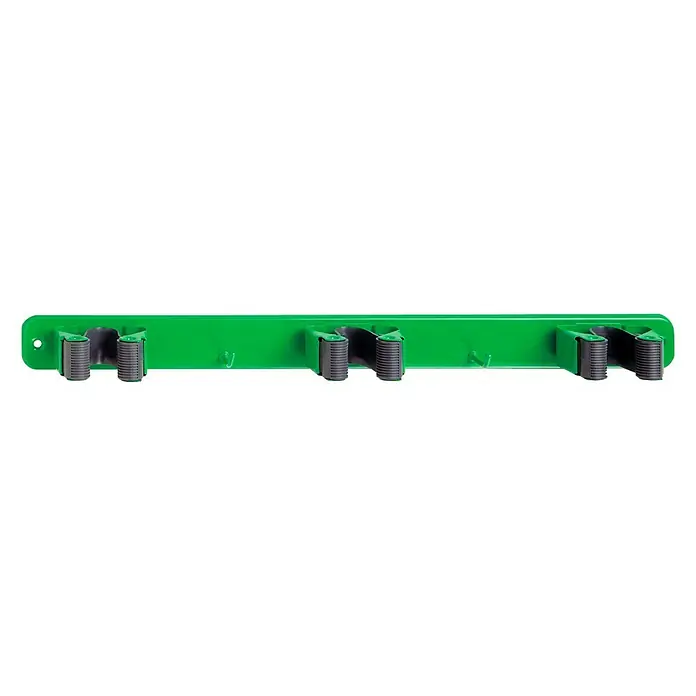 Inofix Colgador para herramientas 3038 - Acero, Verde, Número de ganchos: 3 ud.
