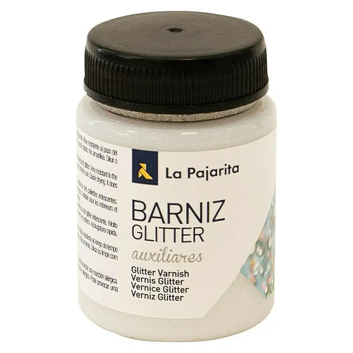 La Pajarita Barniz Glitter - 75 ml, Brillante