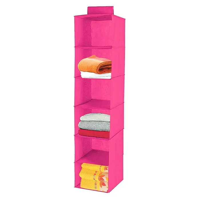 Jocca Organizador colgante - Número de compartimentos: 6 ud., Rosa