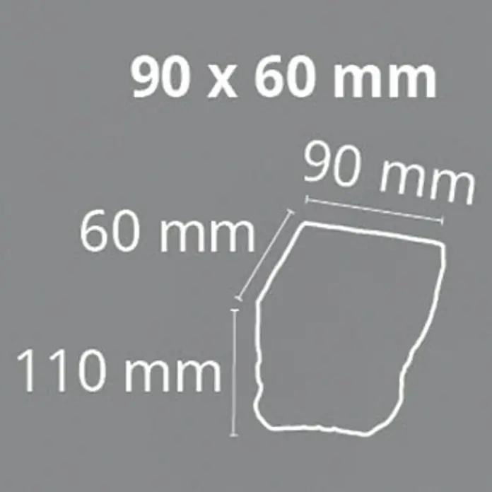 Dekoelement - Konsole, Weiß, 6 x 9 x 11 cm - Vorderansicht