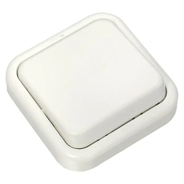 Fontini Kristal Conmutador - Blanco, En pared