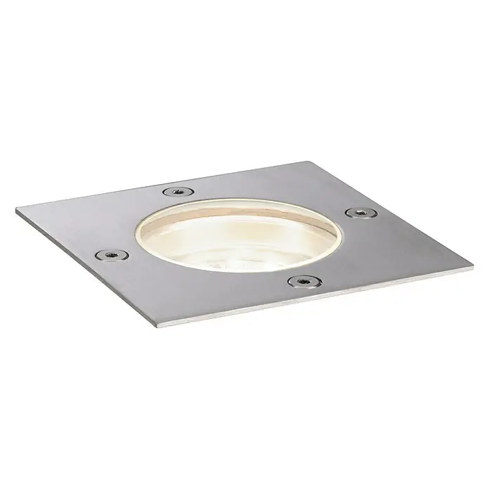 Paulmann Plug & Shine LED-Gartenspot - 3,6 W, Warmweiß, IP65, Quadratisch - Vorderansicht