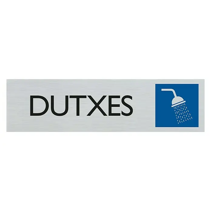 Pickup Rótulo catalán - Plateado, Motivo: Duchas