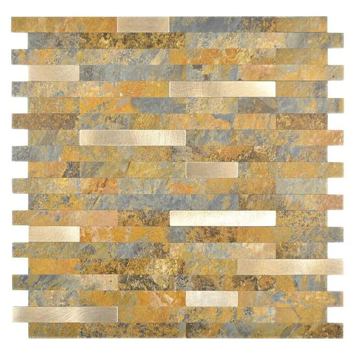 Selbstklebemosaik SAM 4IL28MSG - 30 x 29 cm, Vinyl, Gold/Bronze - Vorderansicht