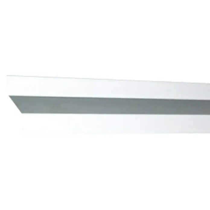 Rufete Perfil de nivelación Plata - 0,83 m x 37 mm x 12 mm, Aluminio, Decorativa