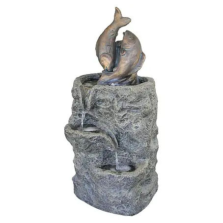 Silex  Kunststeinbrunnen Fische