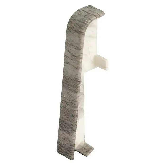 Egger Übergangskappe - Eiche Grau, 2 Stk., Passend für: Egger Sockelleisten 17 x 60 mm