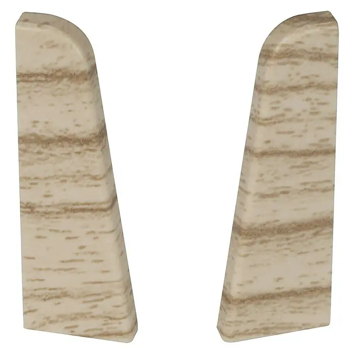 Egger Endkappe - Eiche Hell, 2 Stk., Passend für: Egger Sockelleisten 17 x 60 mm