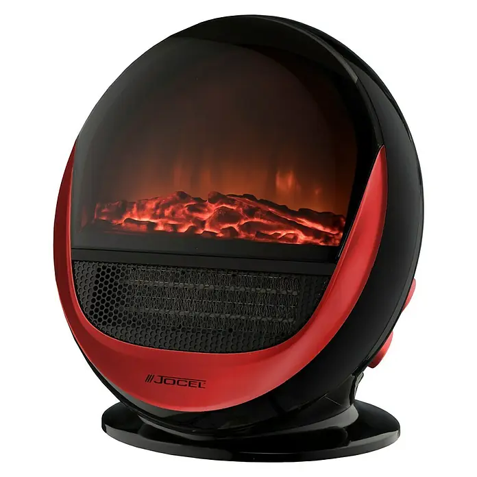 Chimenea eléctrica Vesta - Rojo, 750 W - 1.500 W