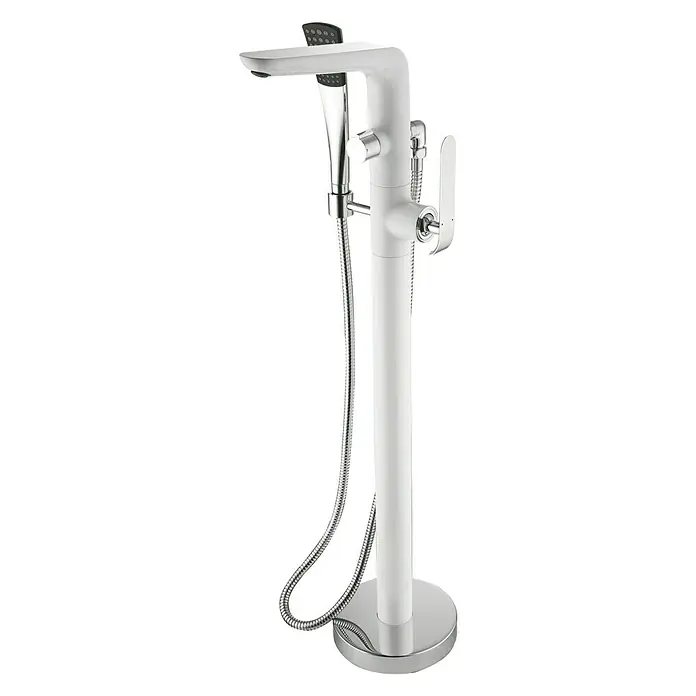 Wannenstandarmatur Rundo - Höhe: 87 cm, Verchromt