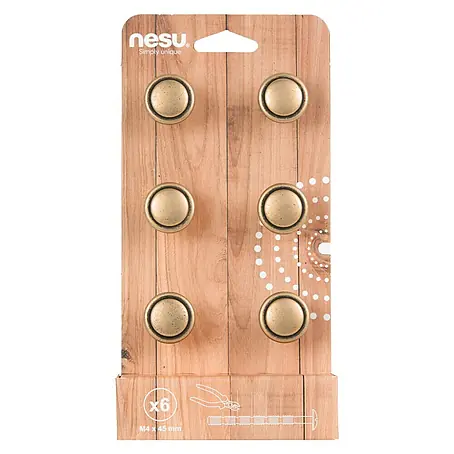 Nesu  Pomo para muebles 1718 6 uds.