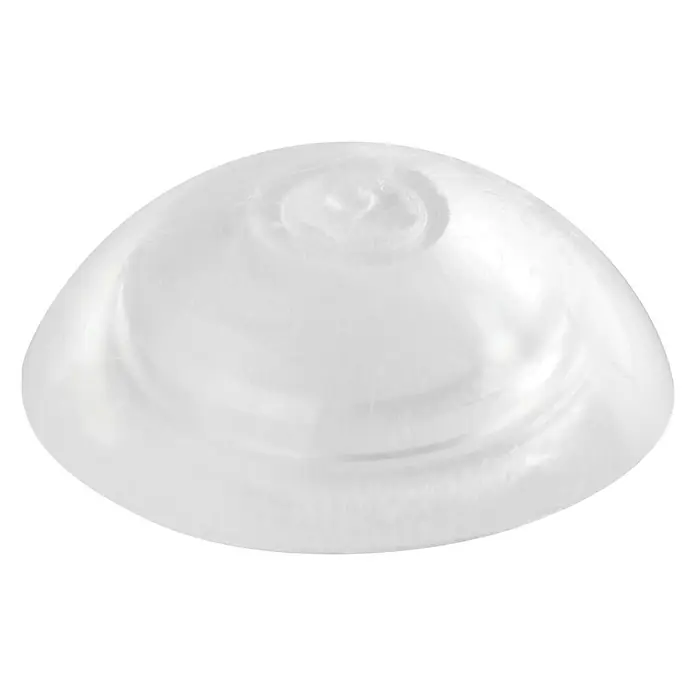 Wandtürstopper selbstklebend - Durchmesser: 30 mm, Transparent, Inhalt: 2 Stk. - Rechte Seitenansicht