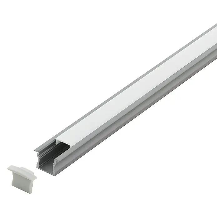 Eglo Profil Recessed Profile 2 - 100 x 2,3 x 1,5 cm, Aluminium, Weiß, Aluminium - Vorderansicht