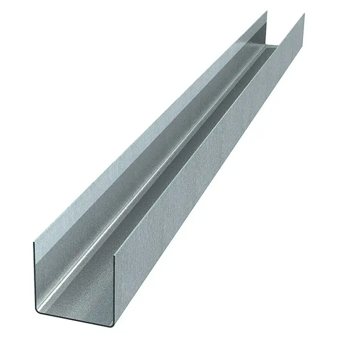 Probau UD-Wandanschlussprofil - 300 x 2,8 x 2,7 cm, Verzinkt