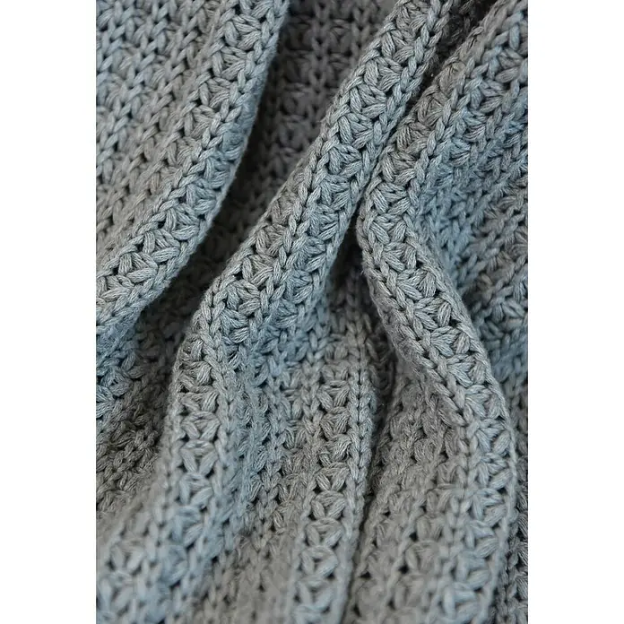 Nielsen Plaid Kuscheldecke Alen - L x B: 200 x 150 cm, Hellgrau