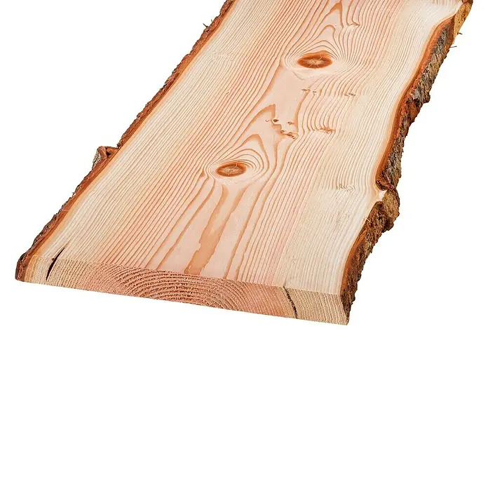 Exclusivholz Blockware - Douglasie, Anfallende Breite: 50 - 60 cm, 300 x 4 cm - Linke Seitenansicht