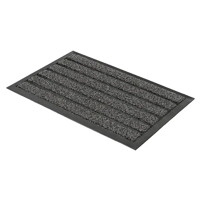 Astra Türmatte Scraper Line - Anthrazit/Schwarz, 40 x 60 cm, 100 % Polypropylen - Rechte Seitenansicht