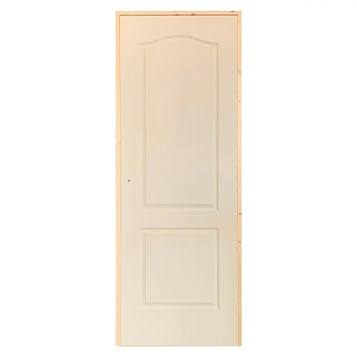 Puerta interior prepintada Provenzal - 72,5 x 203 cm, Izquierda, Alveolar, Ciega