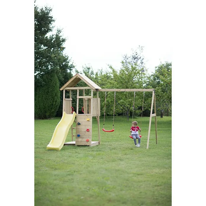 Wendi Toys Kinderspielturm Pinguin - 280 x 340 cm - Stimmungsaufnahme
