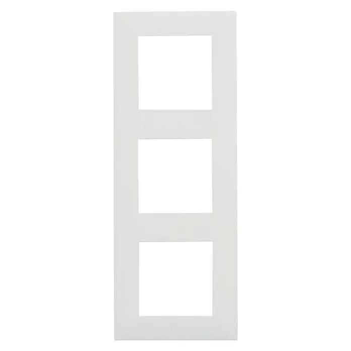Legrand Niloé Step Marco - Blanco, x 3, Plástico, Montaje en la pared