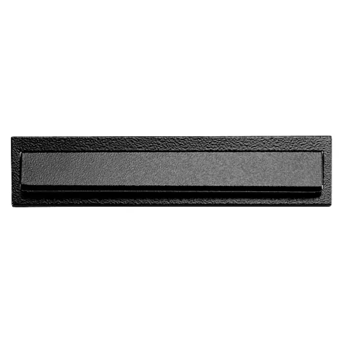Arregui Bocacartas C-614 - L x An x Al: 34,2 x 7,3 x 2 cm, Negro, Acero