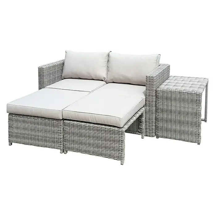 Conjunto de muebles Delma - 5 piezas, Gris