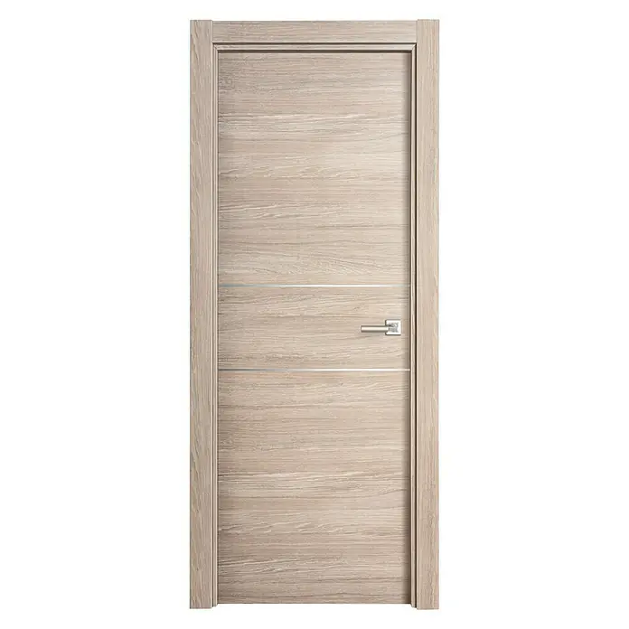 Puerta interior Roble Gris 200AL - 72,5 x 203 cm, Izquierda, Roble Gris, Macizo