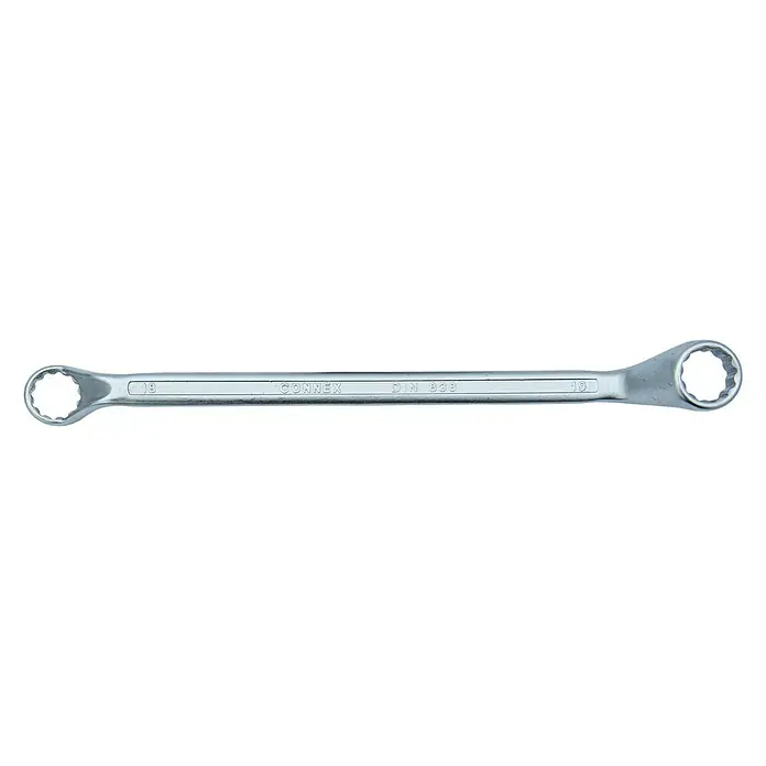 Llave de anillo doble DIN 838 - Ancho de llave: 18 x 19 mm