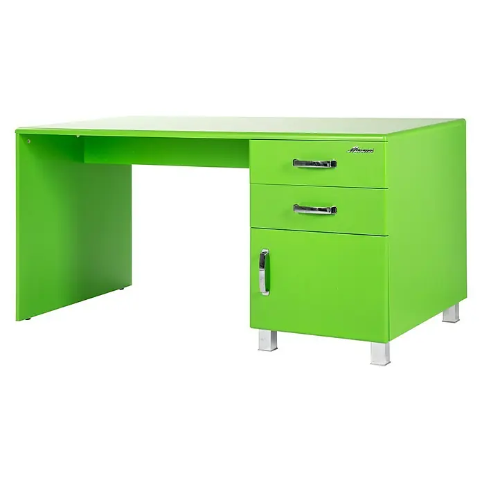 Phönix Miami Schreibtisch - L x B x H: 150 x 70 x 74 cm, Grün - Rechte Seitenansicht
