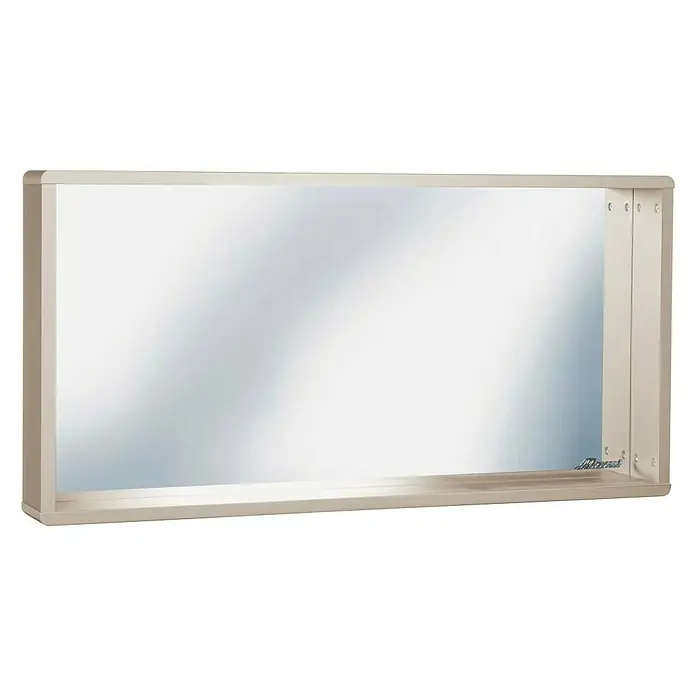 Phönix Miami Wandspiegel - L x B x H: 110 x 13 x 55 cm, Taupe - Linke Seitenansicht