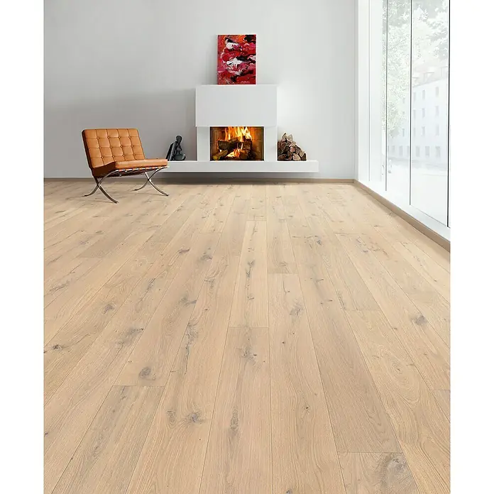 Living by Haro Fertigparkett Eiche Puro - 2.200 x 180 x 13,5 mm, Landhausdiele