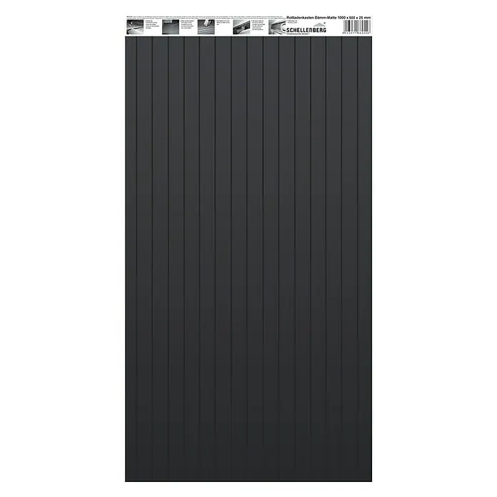 Schellenberg Aislamiento de cajón de persiana - L x An x Al: 100 x 50 x 2,5 cm, 1 pzs., Apto para: Cajas de persianas estrechas - Vista frontal