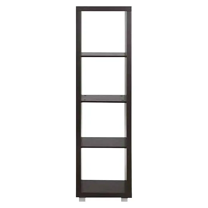Phönix Cubo Regal - L x B x H: 29 x 41,9 x 148,4 cm, Braun - Vorderansicht