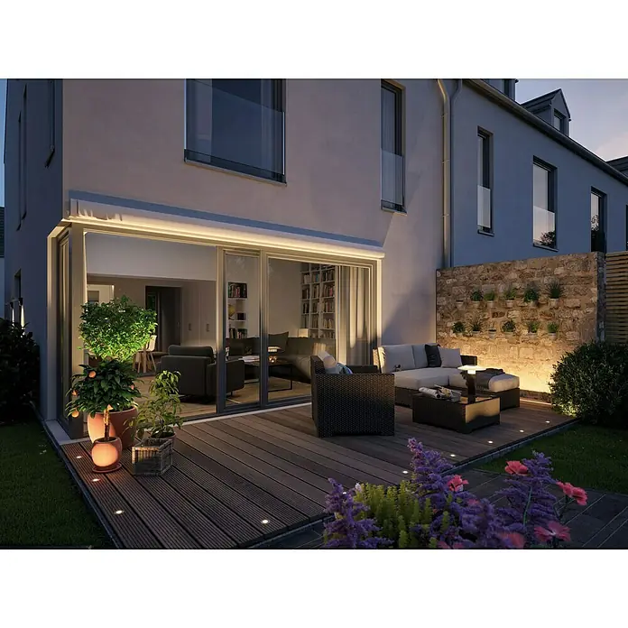 Paulmann Plug & Shine Vrtna LED spot svjetiljka Floor Eco - 1,3 W, Promjer: 7 cm, Srebrne boje, IP65, 24 V - Živopisni prikaz