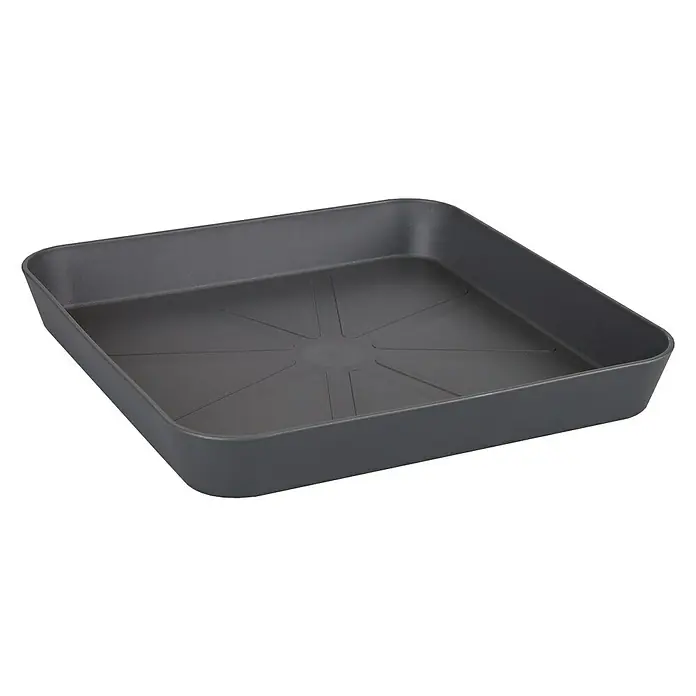 Elho Loft Urban Podloška za teglu Loft Urban - 22 x 22 x 3 cm, Plastika, Antracit